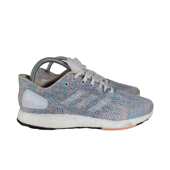 Adidas - Pureboost DRP - Running Shoes - Pink/Blue - Women's - 7 - ART B75670 - Picture 1 of 9